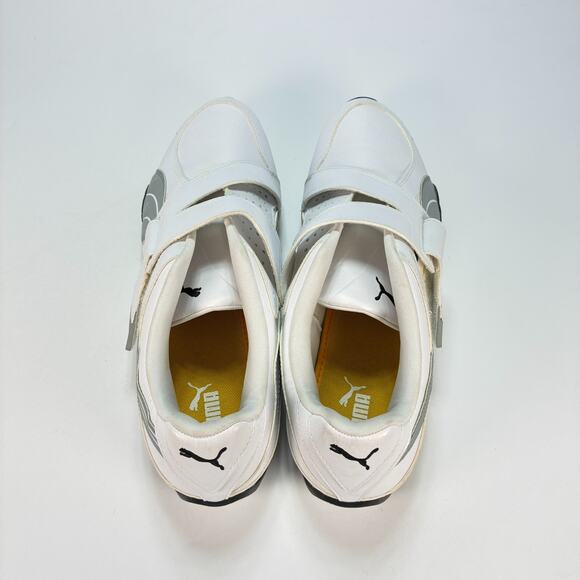 Puma Attaq White Limestone Gray Motosports Sneakers Shoes 354530-06 Mens Size 13 main image 4